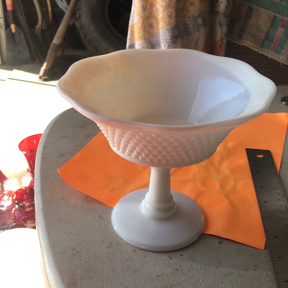 Vintage milk glass